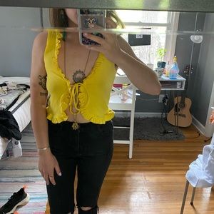 Yellow Tie Top